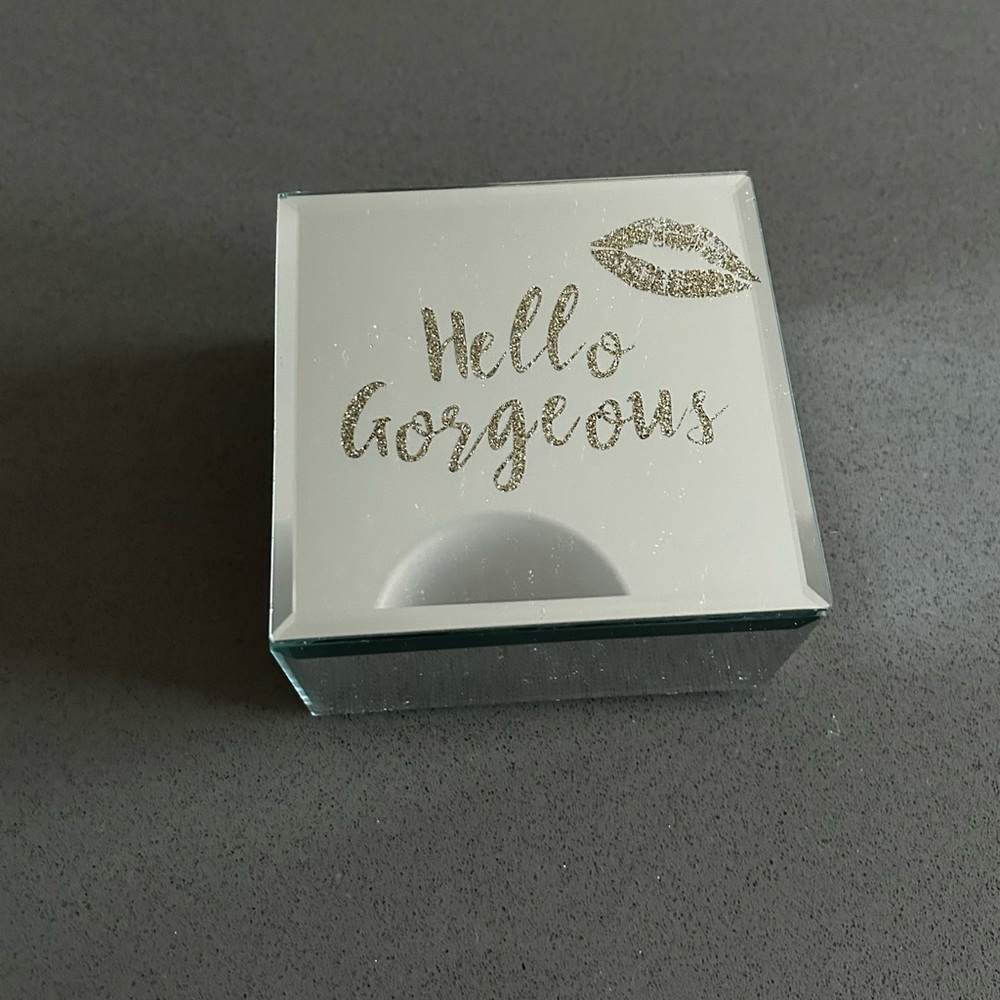 Hello Gorgeous Mirrored Keepsake Box